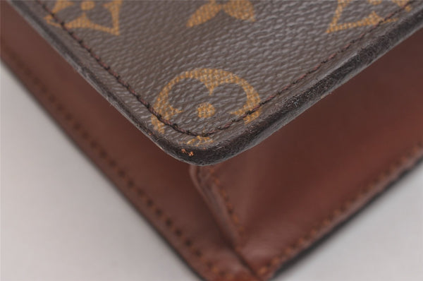 Authentic Louis Vuitton Monogram Pochette Homme Clutch Hand Bag M51795 LV 1653I