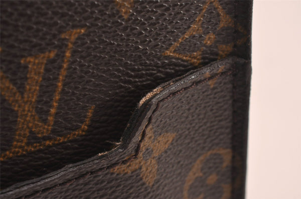 Authentic Louis Vuitton Monogram Pochette Homme Clutch Hand Bag M51795 LV 1653I