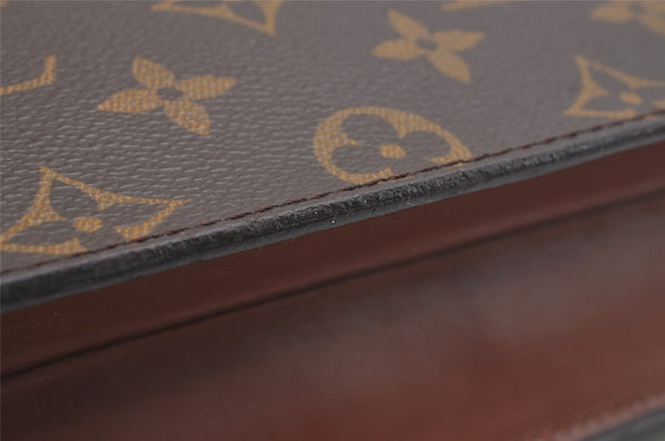 Authentic Louis Vuitton Monogram Pochette Homme Clutch Hand Bag M51795 LV 1653I