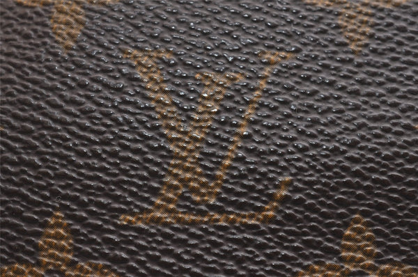 Authentic Louis Vuitton Monogram Pochette Homme Clutch Hand Bag M51795 LV 1653I