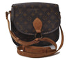 Auth Louis Vuitton Monogram Saint Cloud GM Shoulder Cross Bag M51242 LV 1654D