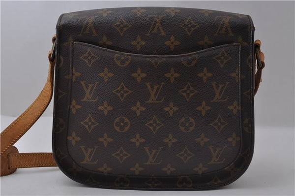 Auth Louis Vuitton Monogram Saint Cloud GM Shoulder Cross Bag M51242 LV 1654D