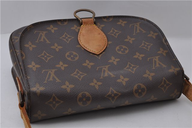 Auth Louis Vuitton Monogram Saint Cloud GM Shoulder Cross Bag M51242 LV 1654D