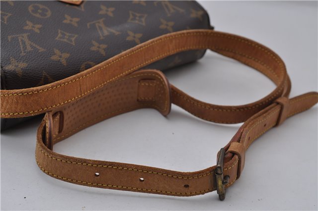 Auth Louis Vuitton Monogram Saint Cloud GM Shoulder Cross Bag M51242 LV 1654D