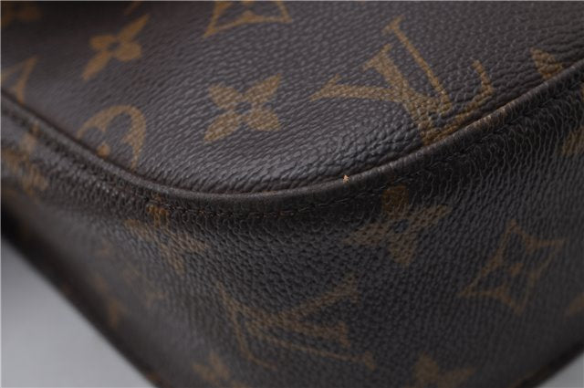 Auth Louis Vuitton Monogram Saint Cloud GM Shoulder Cross Bag M51242 LV 1654D