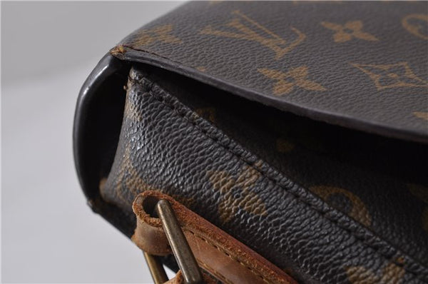 Auth Louis Vuitton Monogram Saint Cloud GM Shoulder Cross Bag M51242 LV 1654D