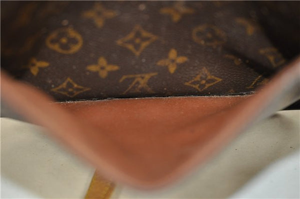 Auth Louis Vuitton Monogram Saint Cloud GM Shoulder Cross Bag M51242 LV 1654D