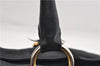 Authentic PRADA Vintage Leather 2Way Shoulder Tote Bag Black 1654E
