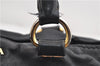 Authentic PRADA Vintage Leather 2Way Shoulder Tote Bag Black 1654E