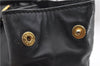 Authentic PRADA Vintage Leather 2Way Shoulder Tote Bag Black 1654E