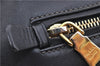 Authentic PRADA Vintage Leather 2Way Shoulder Tote Bag Black 1654E