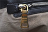 Authentic PRADA Vintage Leather 2Way Shoulder Tote Bag Black 1654E
