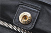 Authentic PRADA Vintage Leather 2Way Shoulder Tote Bag Black 1654E