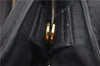 Authentic PRADA Vintage Leather 2Way Shoulder Tote Bag Black 1654E