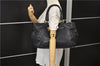 Authentic PRADA Vintage Leather 2Way Shoulder Tote Bag Black 1654E