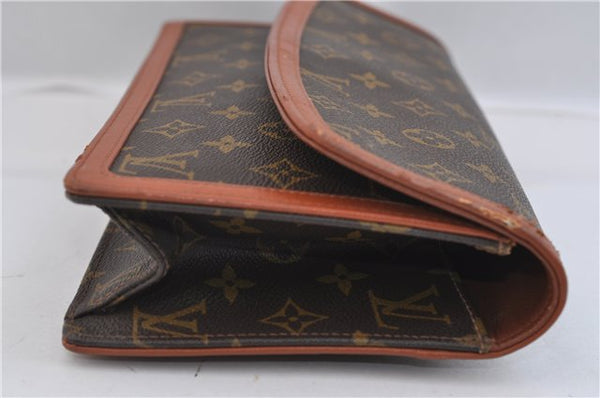 Authentic Louis Vuitton Monogram Pochette Dame GM M51810 Clutch Hand Bag 1654F