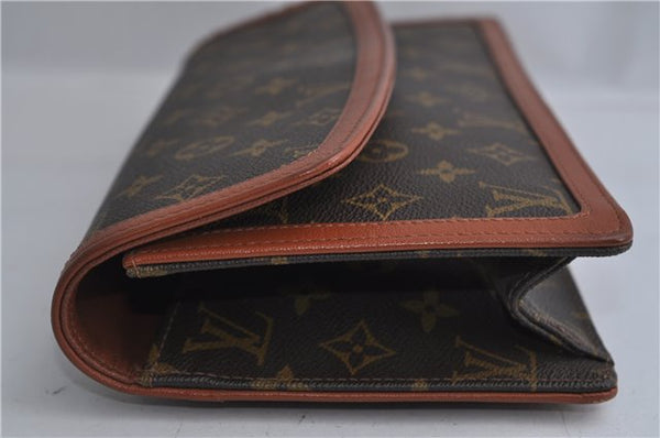 Authentic Louis Vuitton Monogram Pochette Dame GM M51810 Clutch Hand Bag 1654F