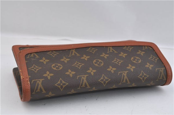 Authentic Louis Vuitton Monogram Pochette Dame GM M51810 Clutch Hand Bag 1654F