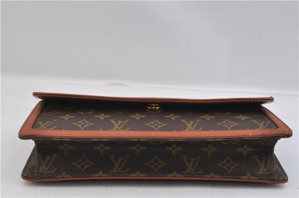 Authentic Louis Vuitton Monogram Pochette Dame GM M51810 Clutch Hand Bag 1654F