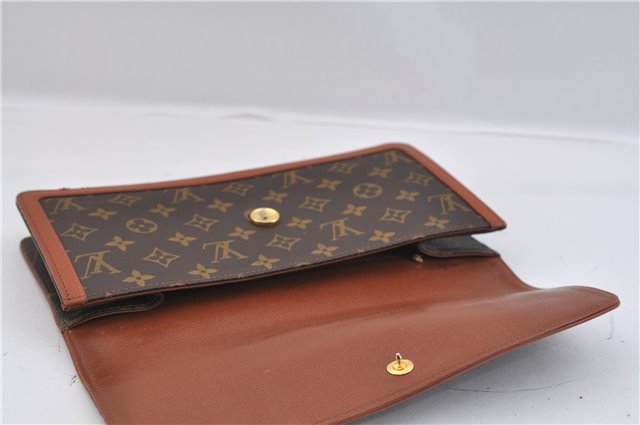 Authentic Louis Vuitton Monogram Pochette Dame GM M51810 Clutch Hand Bag 1654F