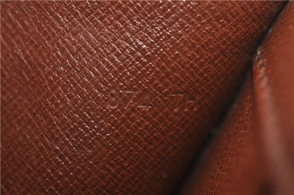 Authentic Louis Vuitton Monogram Pochette Dame GM M51810 Clutch Hand Bag 1654F