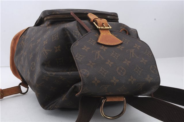 Authentic Louis Vuitton Monogram Montsouris GM Backpack M51135 LV 1655D