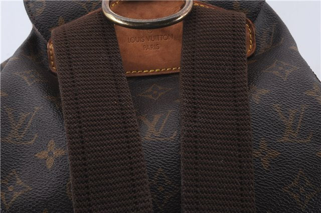 Authentic Louis Vuitton Monogram Montsouris GM Backpack M51135 LV 1655D
