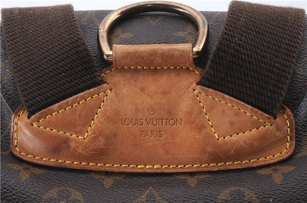Authentic Louis Vuitton Monogram Montsouris GM Backpack M51135 LV 1655D