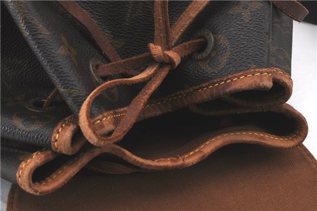 Authentic Louis Vuitton Monogram Montsouris GM Backpack M51135 LV 1655D