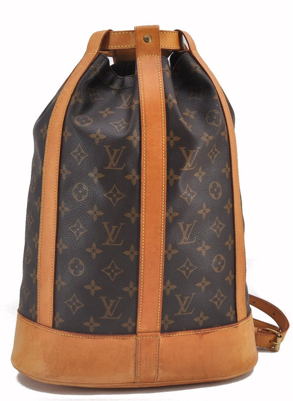 Authentic Louis Vuitton Monogram Randonnee PM Shoulder Bag M42243 LV 1655F