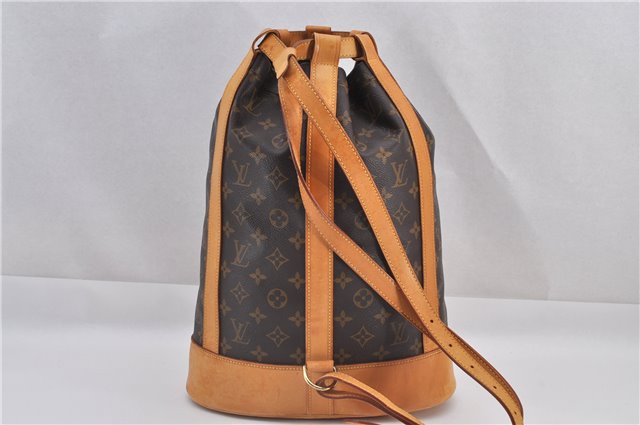 Authentic Louis Vuitton Monogram Randonnee PM Shoulder Bag M42243 LV 1655F