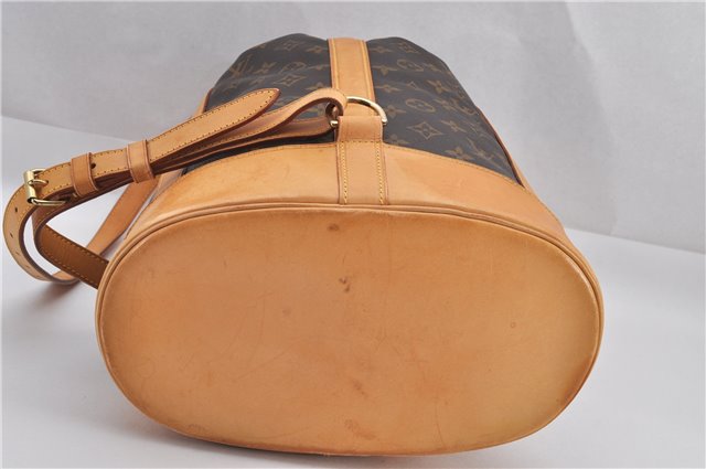 Authentic Louis Vuitton Monogram Randonnee PM Shoulder Bag M42243 LV 1655F