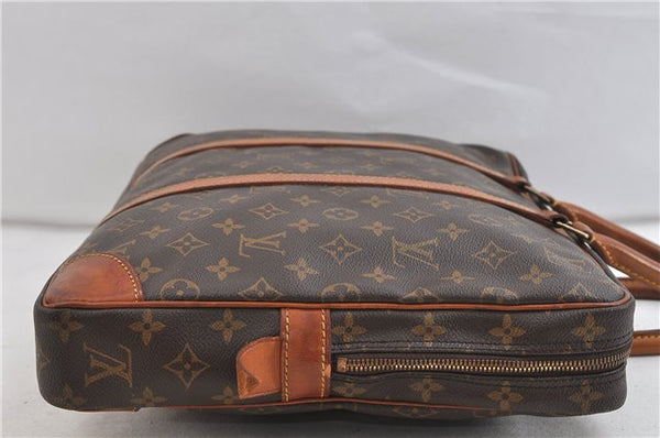 Auth Louis Vuitton Monogram Porte Documents Voyage Briefcase M53361 LV 1656D