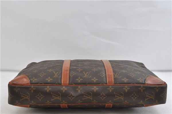 Auth Louis Vuitton Monogram Porte Documents Voyage Briefcase M53361 LV 1656D