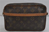 Auth Louis Vuitton Monogram Compiegne 23 Clutch Hand Bag Purse M51847 LV 1657D