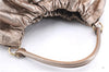Authentic Salvatore Ferragamo Vara Ribbon Shoulder Hand Bag Leather Gold 1657E