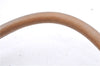 Authentic Salvatore Ferragamo Vara Ribbon Shoulder Hand Bag Leather Gold 1657E