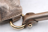 Authentic Salvatore Ferragamo Vara Ribbon Shoulder Hand Bag Leather Gold 1657E