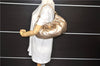 Authentic Salvatore Ferragamo Vara Ribbon Shoulder Hand Bag Leather Gold 1657E