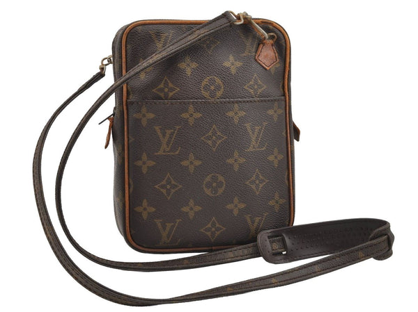 Authentic Louis Vuitton Monogram Danube Shoulder Cross Bag Old Model LV 1657I