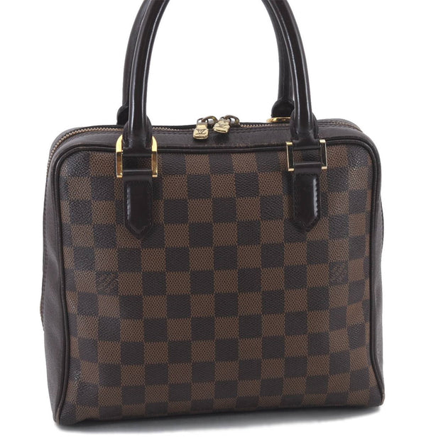 Authentic Louis Vuitton Damier Brera Hand Bag N51150 LV 1658D