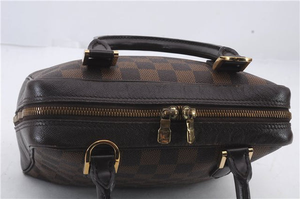 Authentic Louis Vuitton Damier Brera Hand Bag N51150 LV 1658D