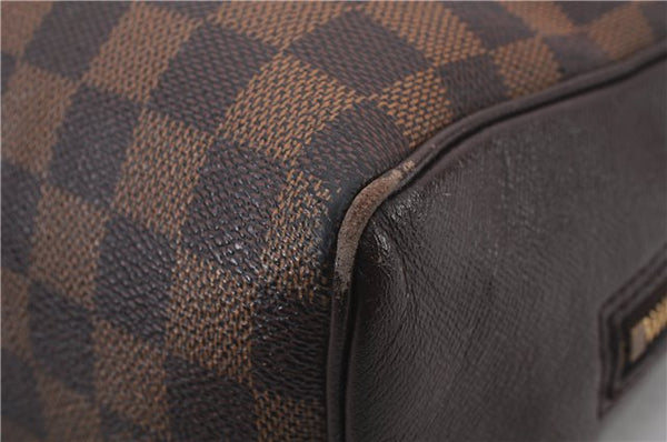 Authentic Louis Vuitton Damier Brera Hand Bag N51150 LV 1658D