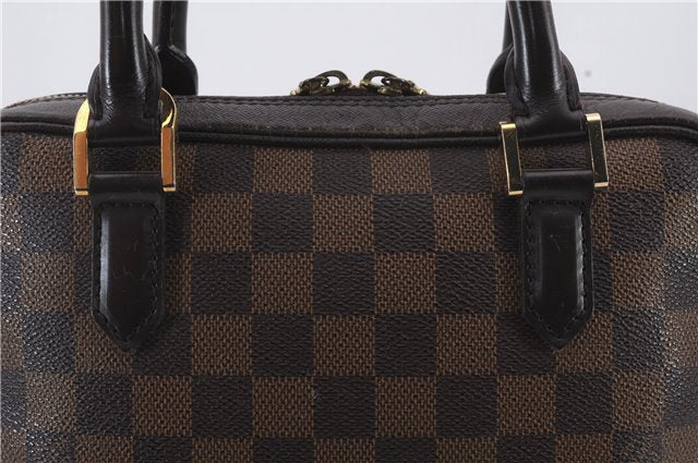 Authentic Louis Vuitton Damier Brera Hand Bag N51150 LV 1658D