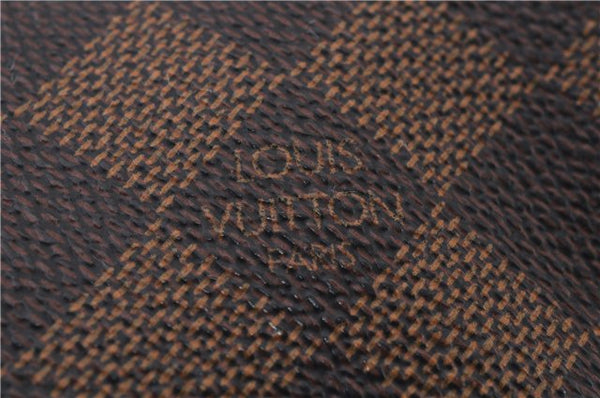 Authentic Louis Vuitton Damier Brera Hand Bag N51150 LV 1658D