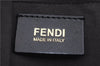 Authentic FENDI Vintage Shoulder Tote Bag Leather Black 1658E