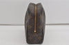Auth Louis Vuitton Monogram Trousse Toilette 23 Clutch Hand Bag M47524 LV 1658I