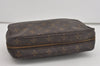 Auth Louis Vuitton Monogram Trousse Toilette 23 Clutch Hand Bag M47524 LV 1658I