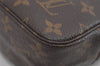 Auth Louis Vuitton Monogram Trousse Toilette 23 Clutch Hand Bag M47524 LV 1658I
