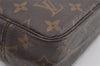 Auth Louis Vuitton Monogram Trousse Toilette 23 Clutch Hand Bag M47524 LV 1658I